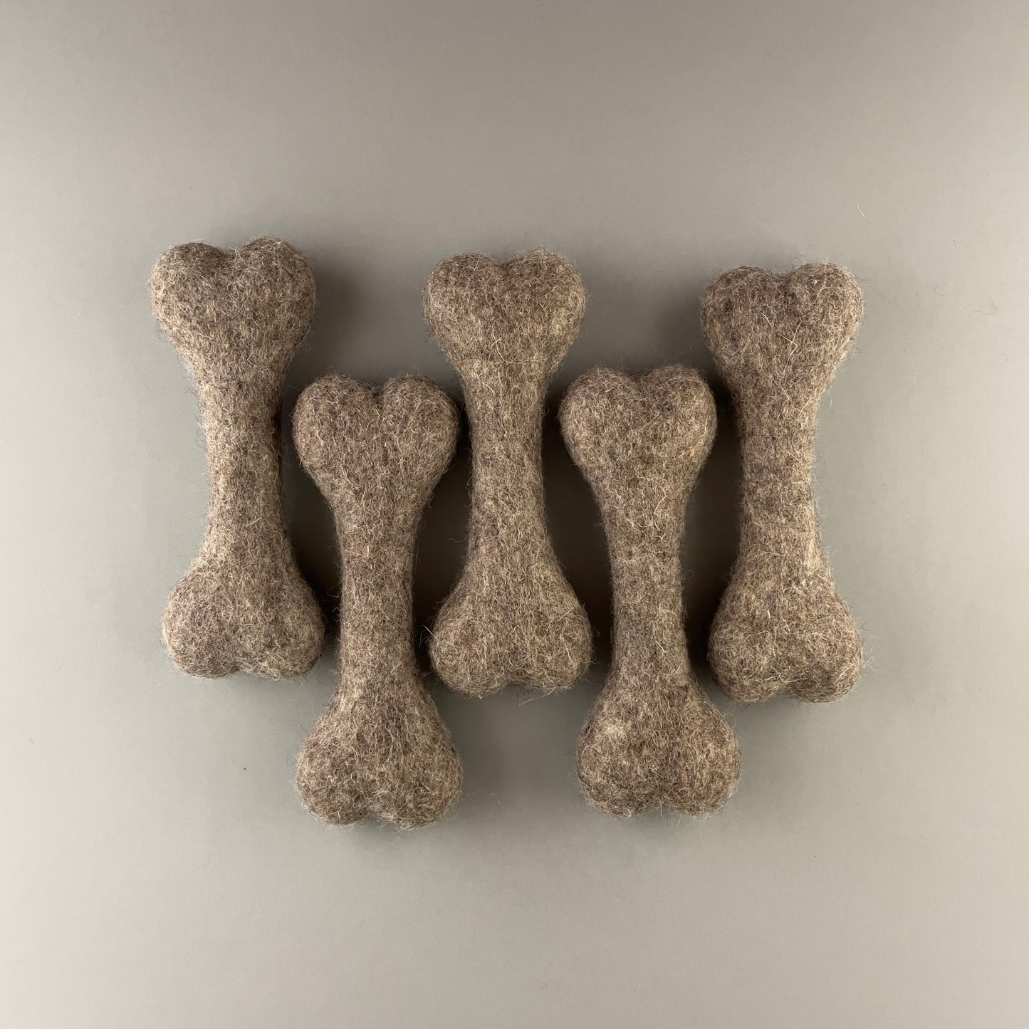Handmade Wool Bone - ONE PIECE - choose color