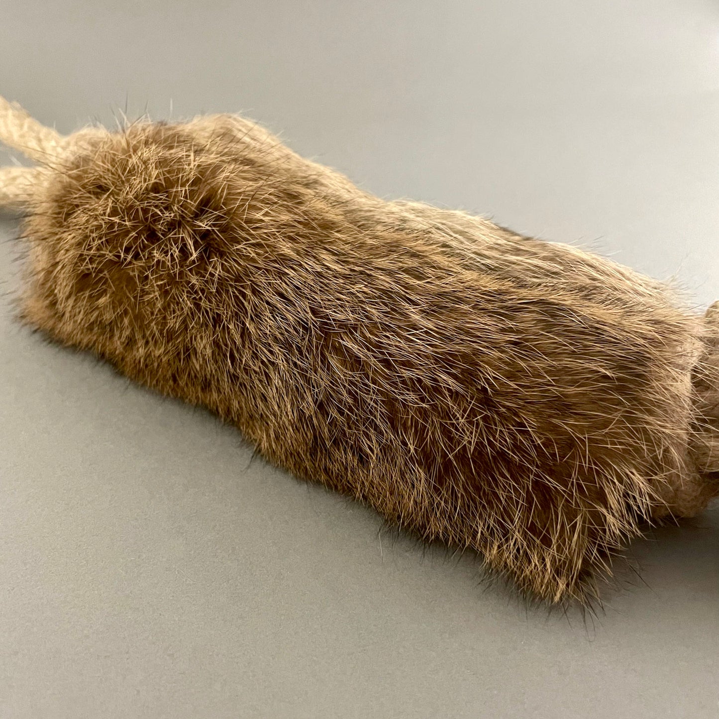 Hemp Rope and Rabbit Fur Dog Toy
