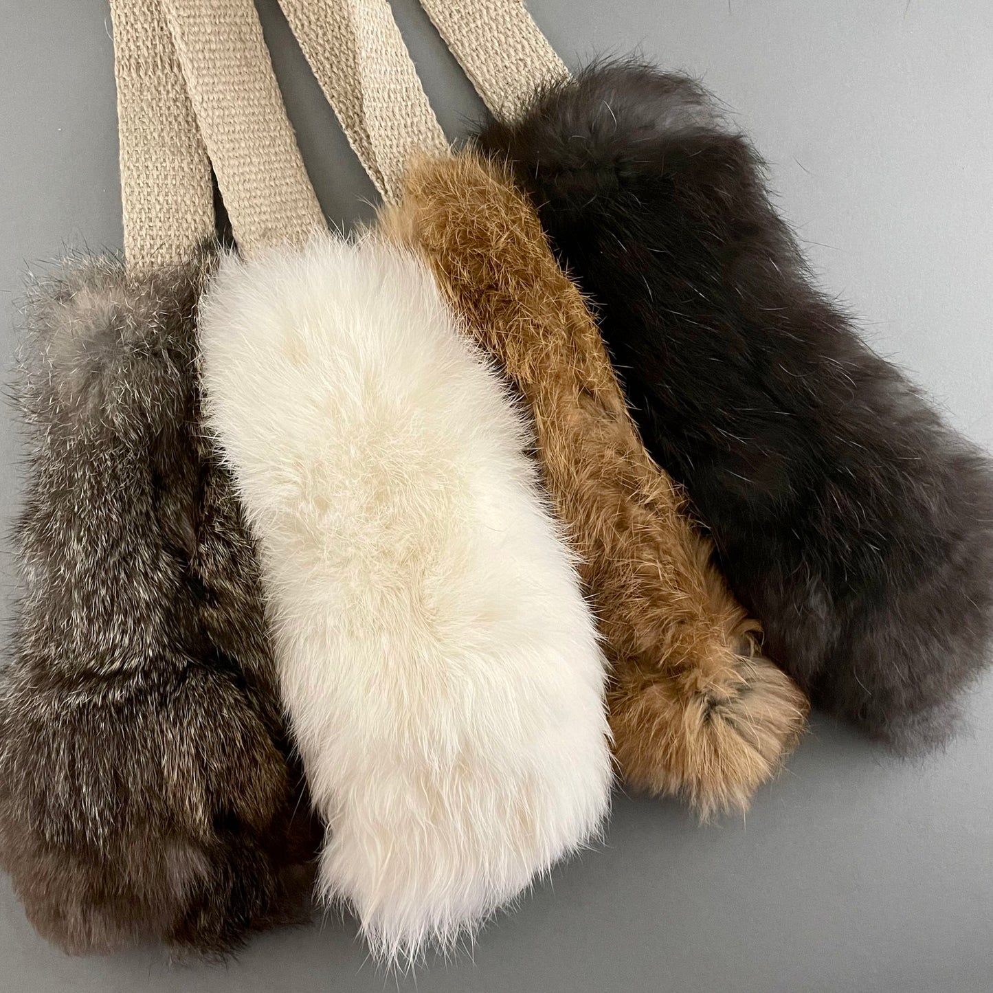Dog Training Toy with Rabbit Fur