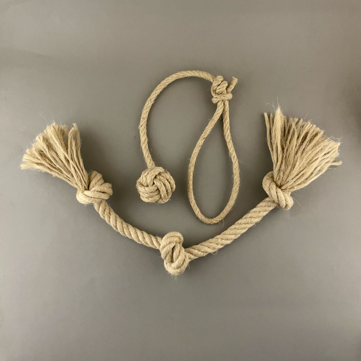 Natural Dog Toy Bundle - Monkey's Fist & Knots