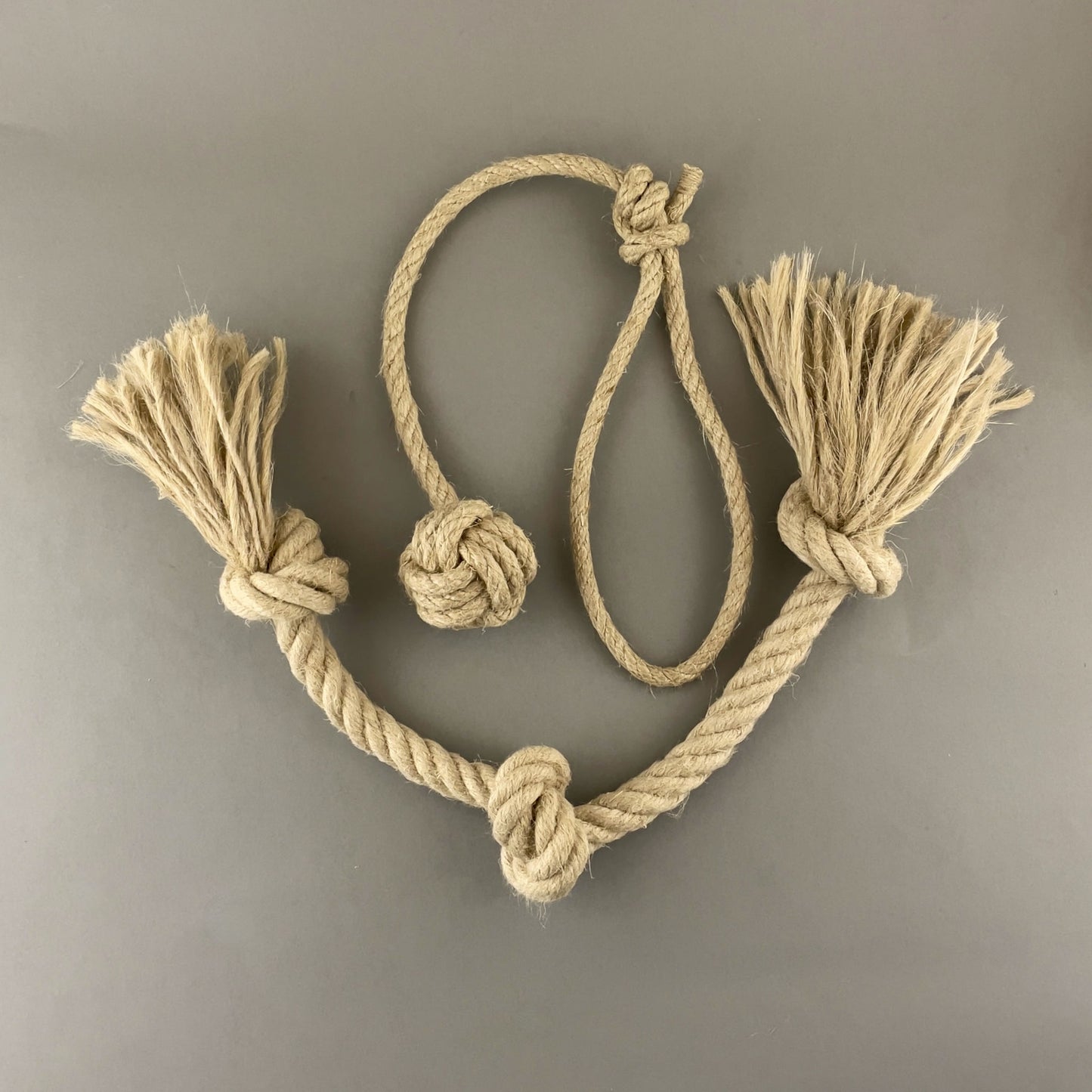 Natural Dog Toy Bundle - Monkey's Fist & Knots