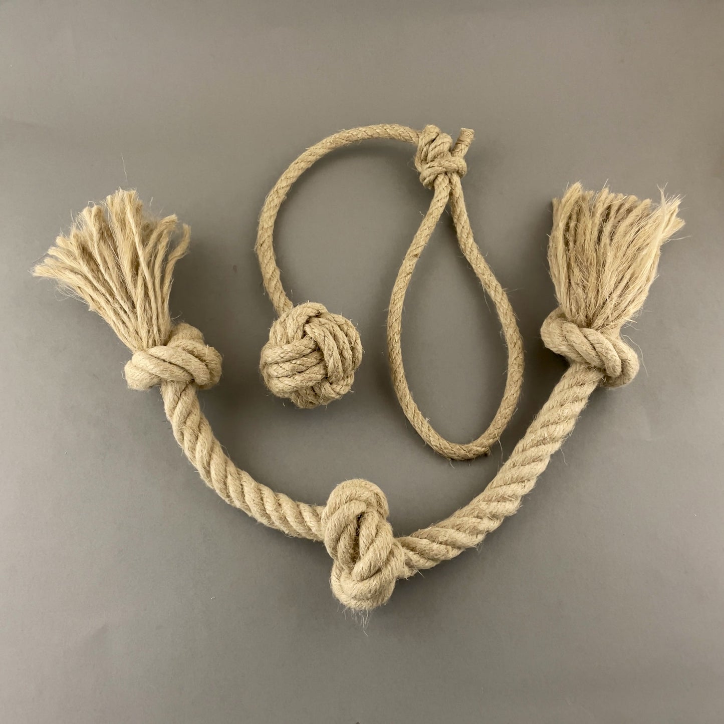 Natural Dog Toy Bundle - Monkey's Fist & Knots