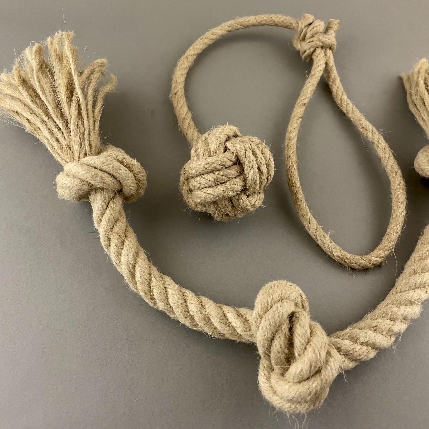 Natural Dog Toy Bundle - Monkey's Fist & Knots