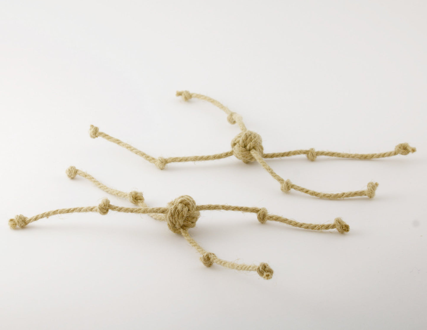 hand made hemp rope cat toys by Pawsome Pet Toys