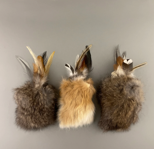 Rabbit Fur Cat Pillow toy