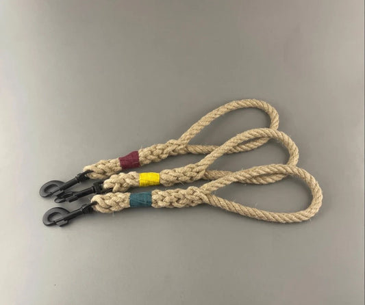 Hemp Rope Short Leash