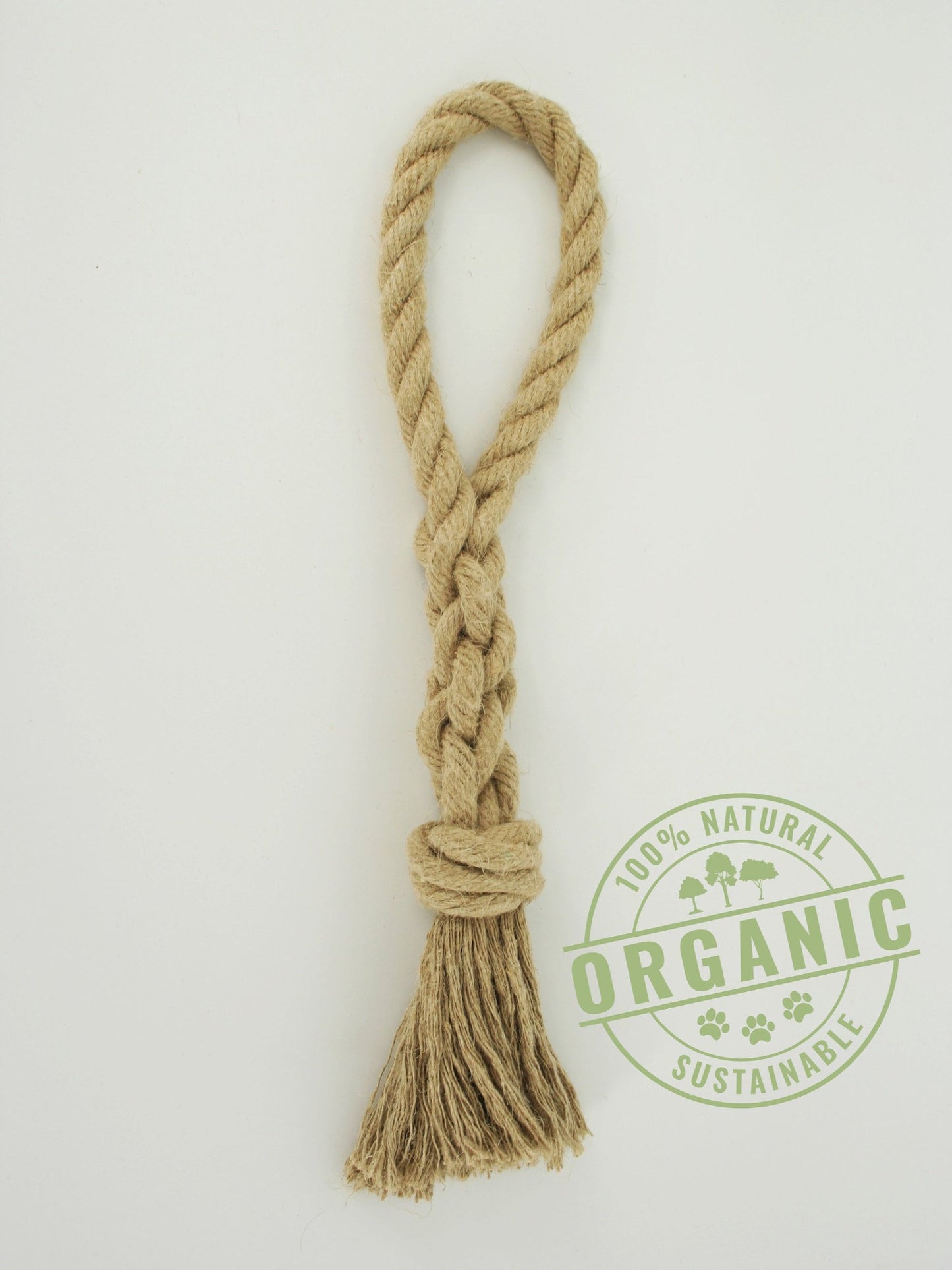 eco friendly dog toy option from hemp