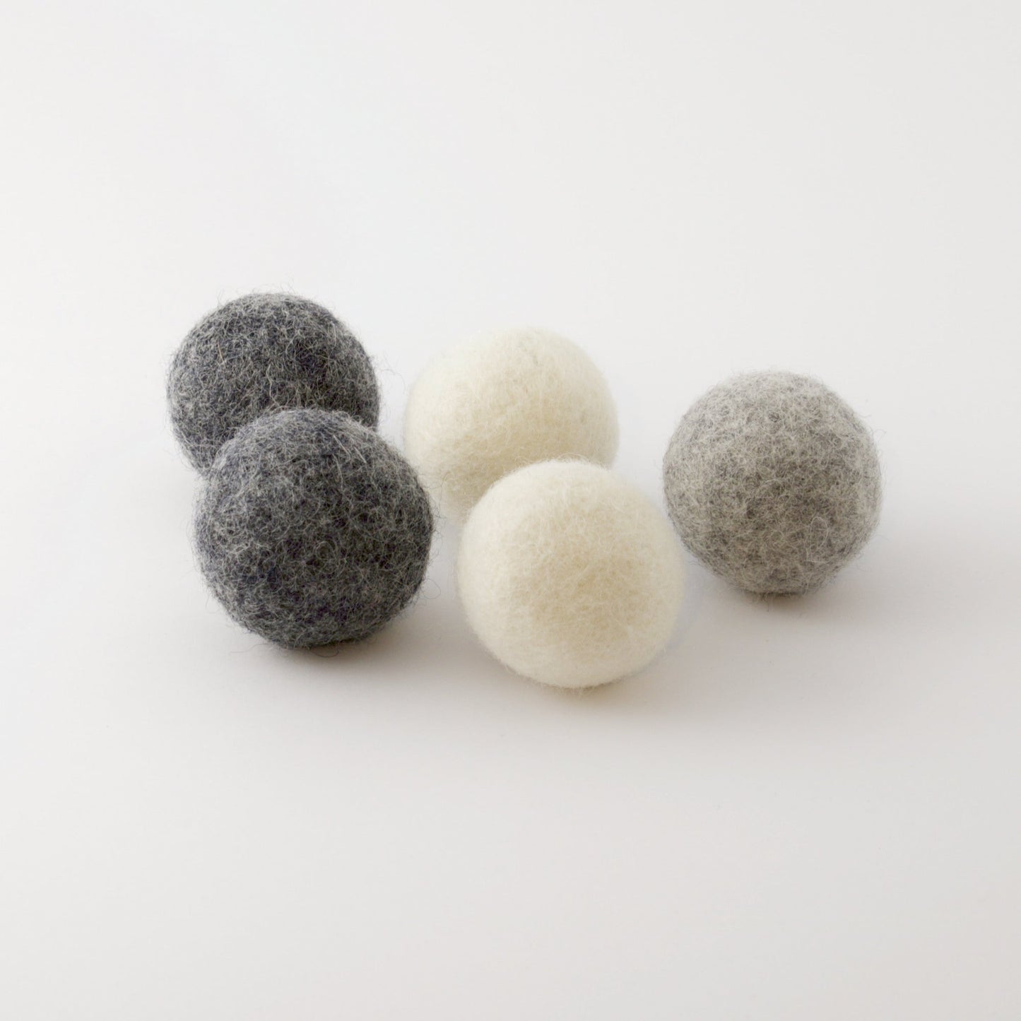 natural color wool balls for cats