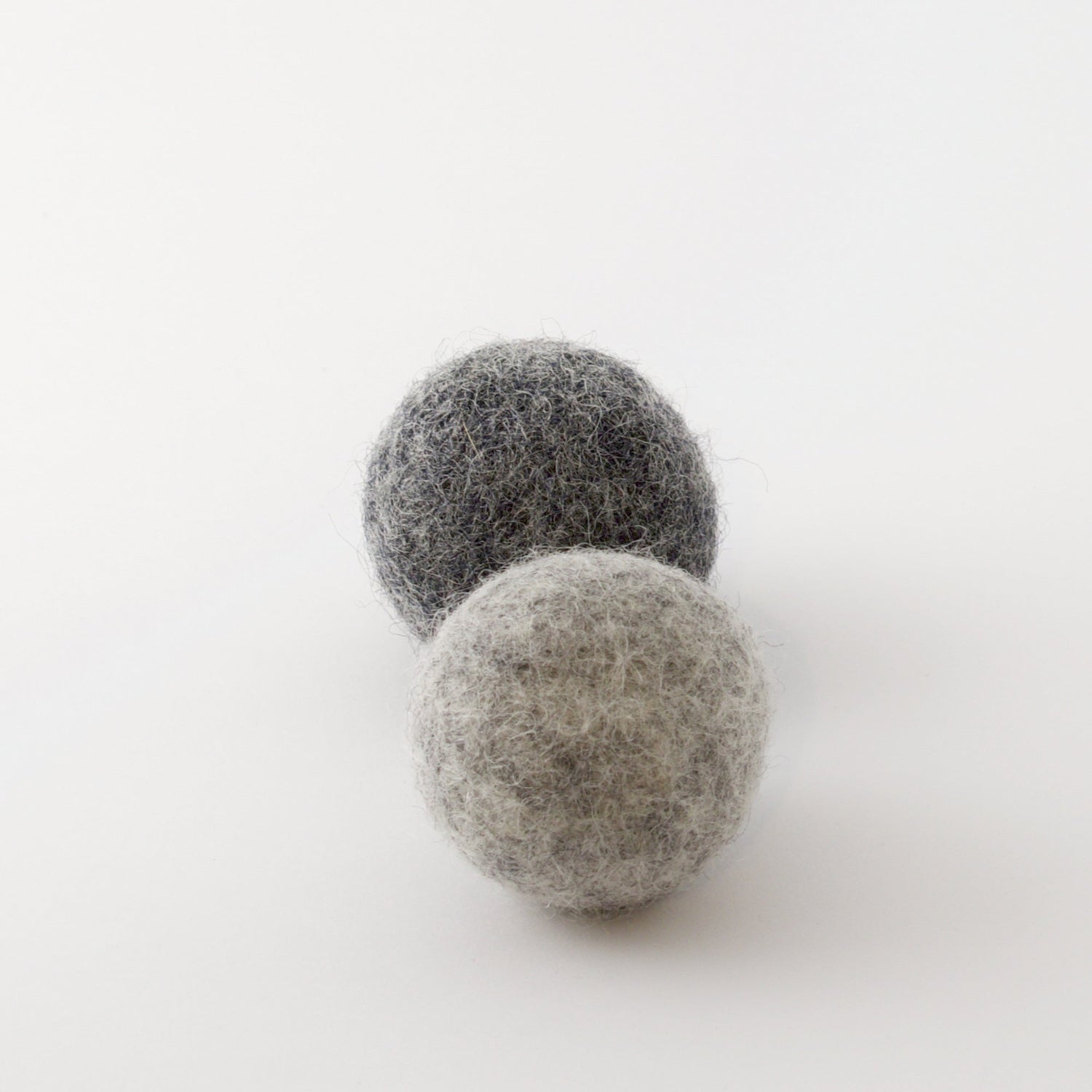gray cat toys wool balls