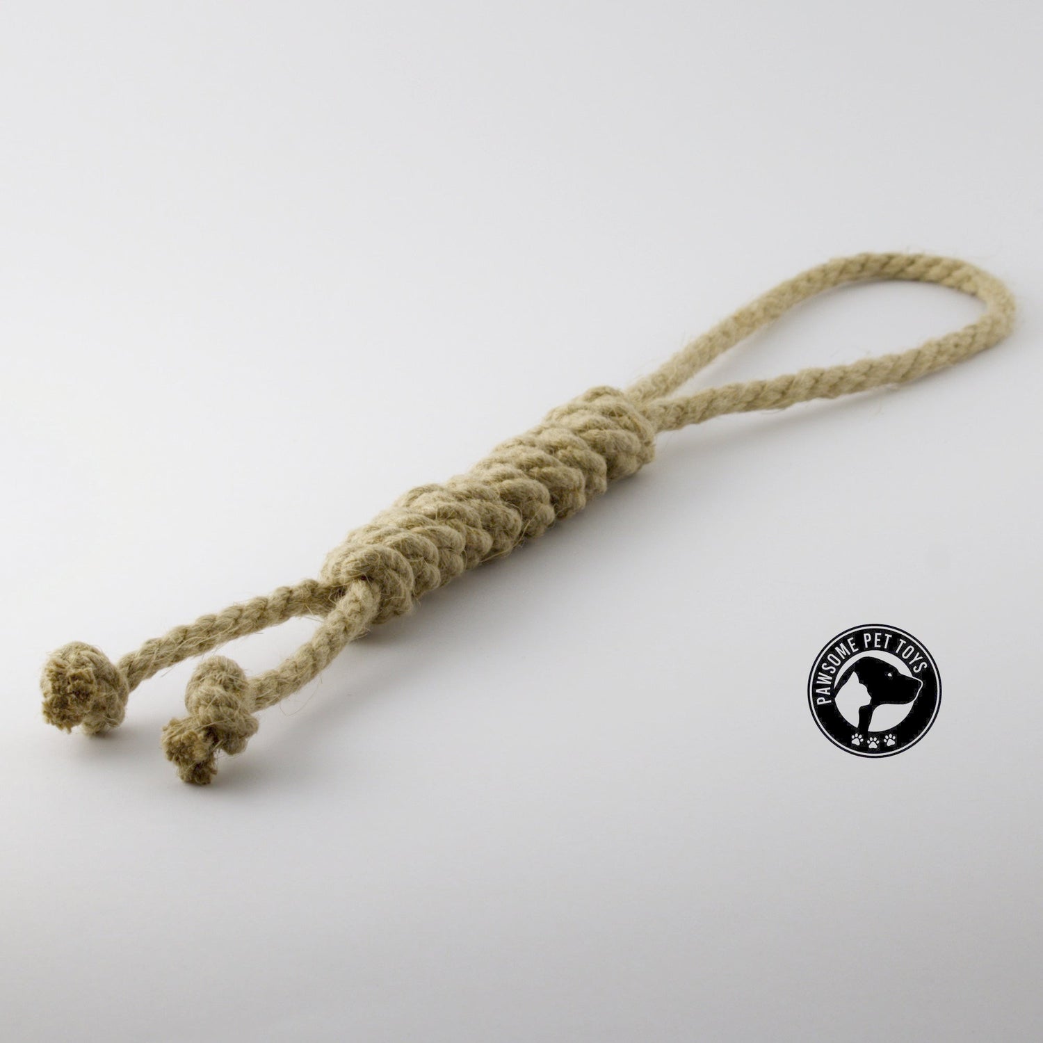 robust hemp rope dog toy