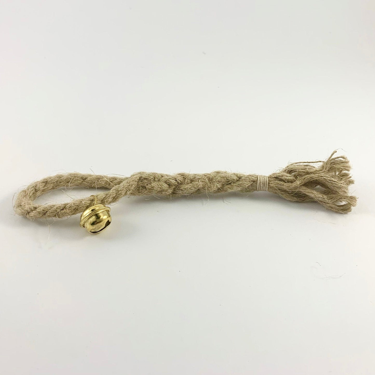 organic hemp cat toy with bell