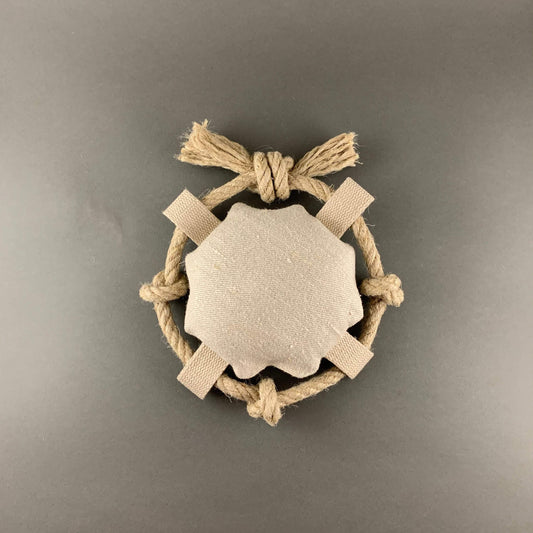 natural hemp dog fetch toy