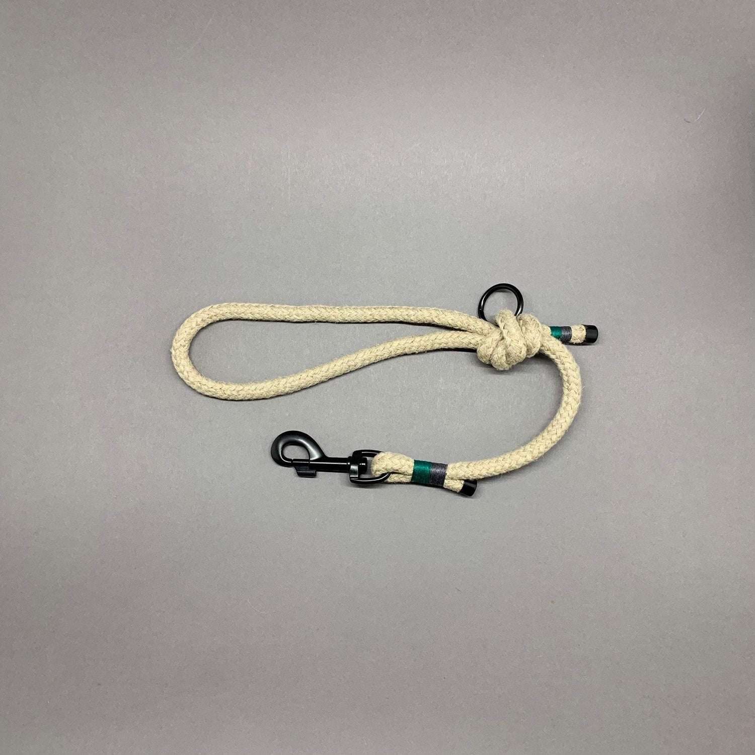 simple and durable hemp rope dog leash